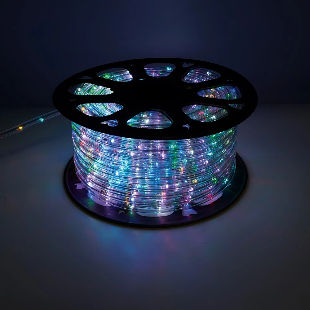 Дюралайт светодиодный Feron LED-R2W 2-х жильный, RGB 1,44Вт/м 24LED/м 50м 230V (41031) - Viokon.com