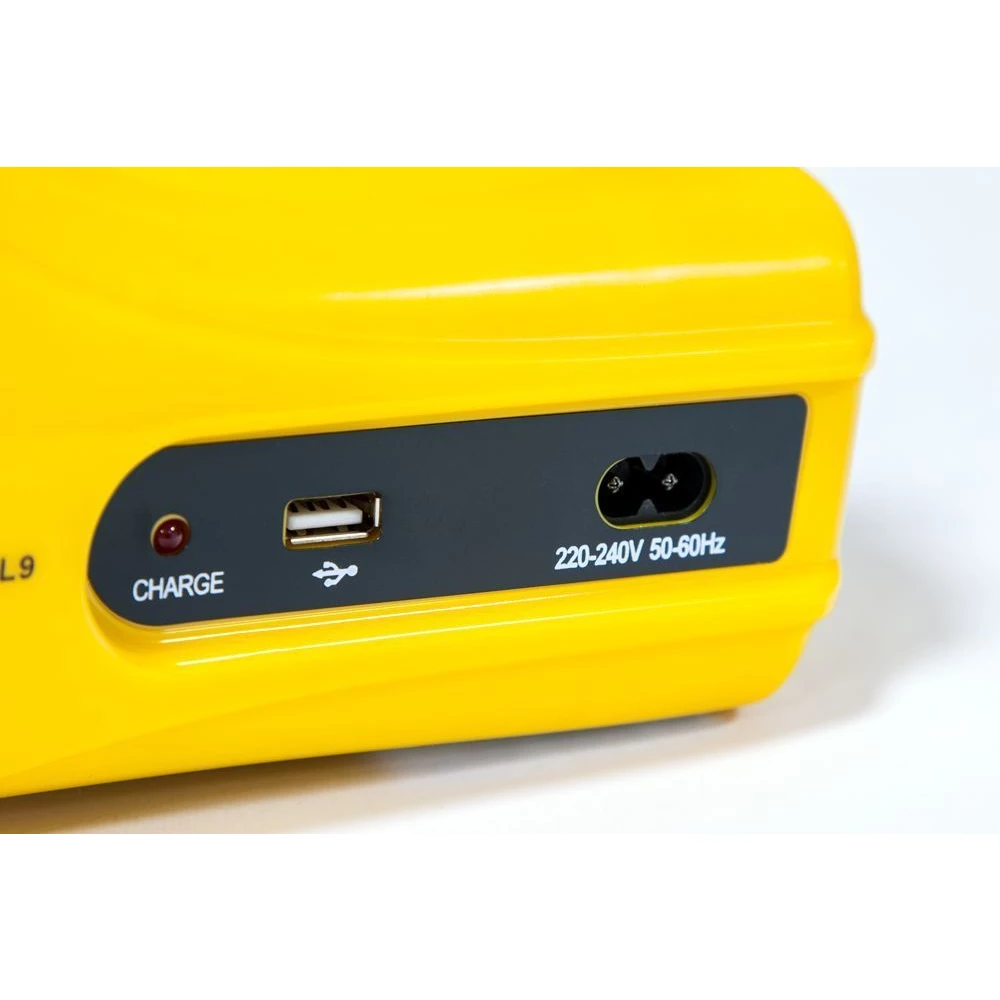 Фонарь аккумуляторный 3LEDs 9W жёлтый, TL09 (12937) - Viokon.com