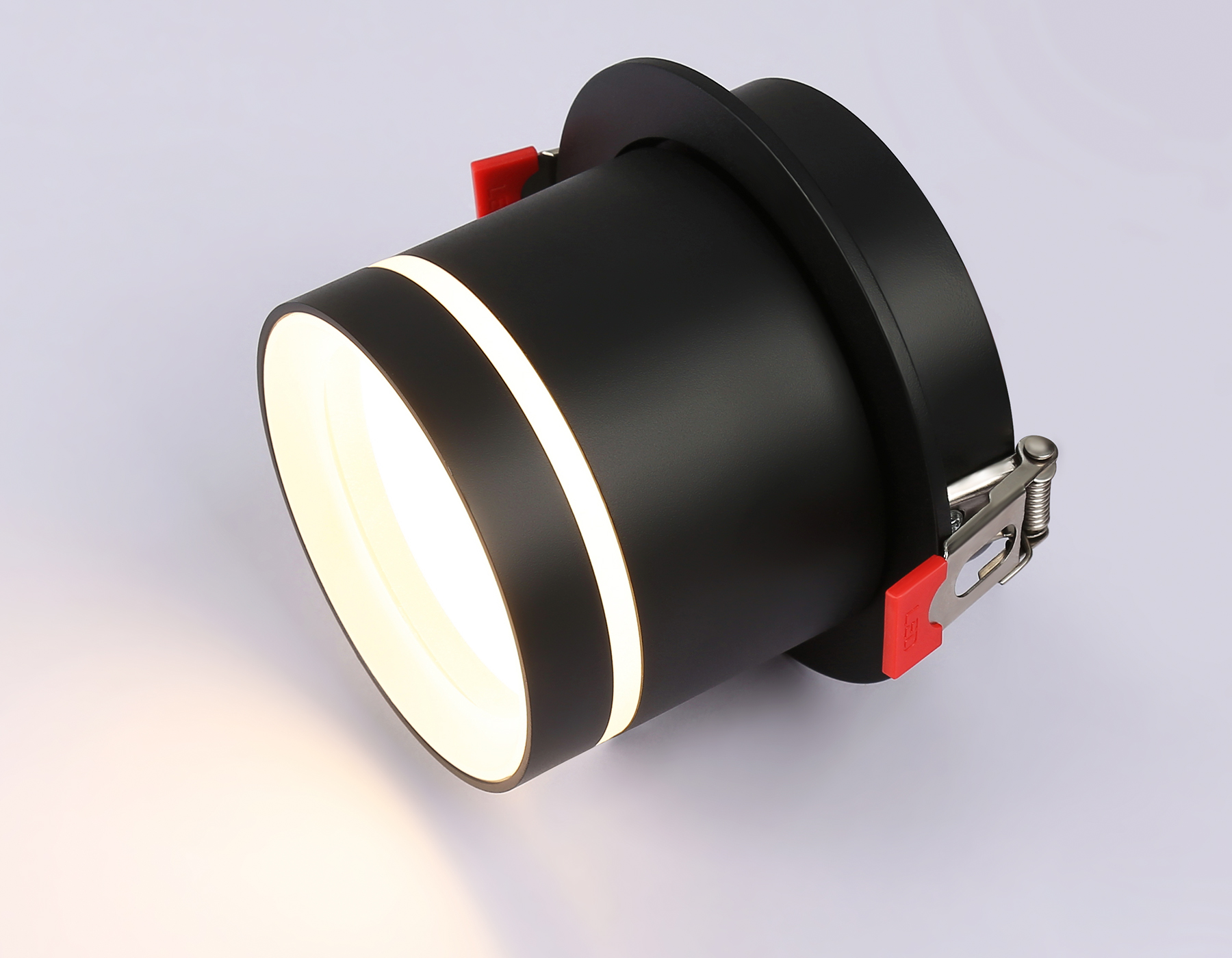 Встраиваемый поворотный точечный светильник TA1432 SBK/FR черный песок/белый матовый GX53 D85*95 - Viokon.com