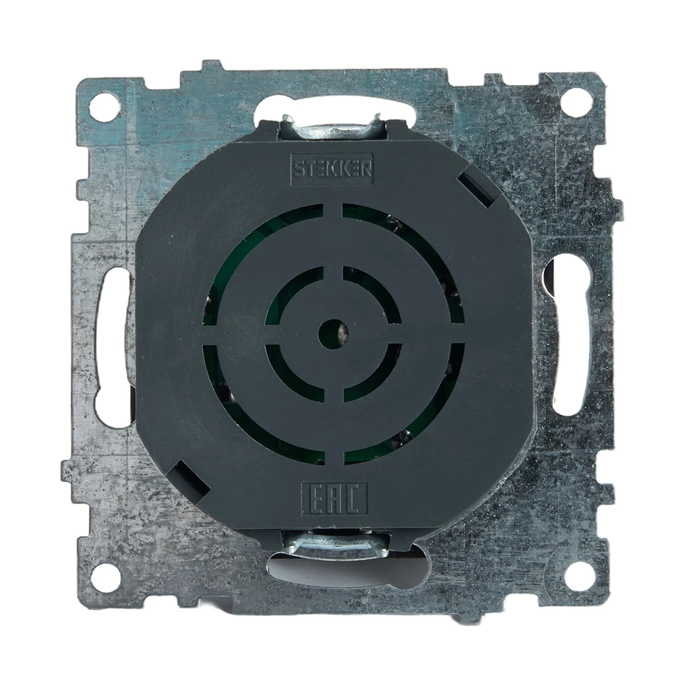 Выключатель диммирующий (механизм), STEKKER GLS10-7106-05, 250V, 500W, серия Катрин, черный (39615) - Viokon.com
