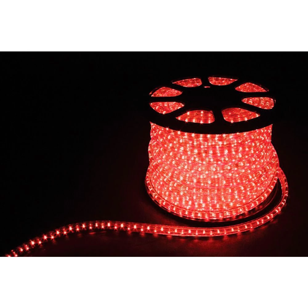 Дюралайт светодиодный Feron LED-F3W 3-х жильный , красный 2,88Вт/м 72LED/м 50м 220V (26067) - Viokon.com