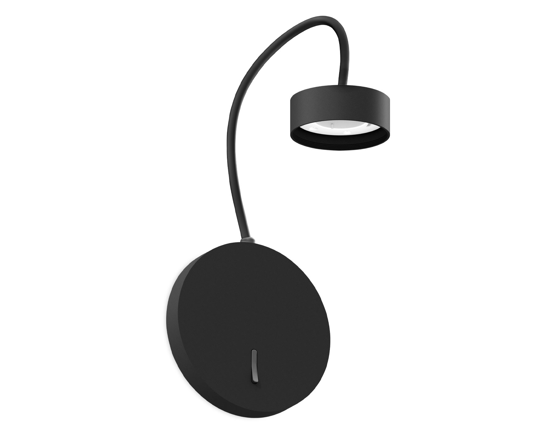 Корпус светильника настенный для насадок D85 с выключателем C9596 SBK черный песок 450*145mm GX53 - Viokon.com