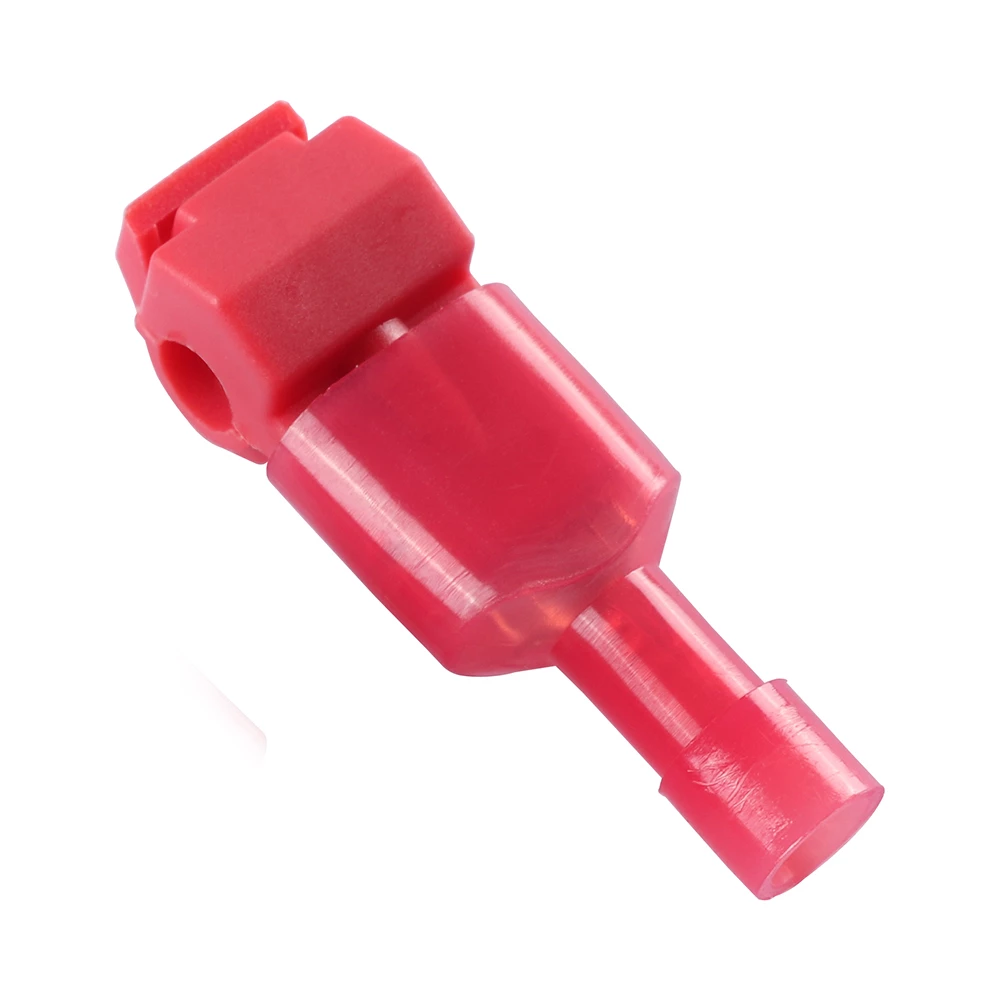 Зажим прокалывающий ответвительный с плоским разъемом (10 пар) 0,5-1мм2, красный (DIY упаковка 20шт) LD503-401-15 (49779) - Viokon.com