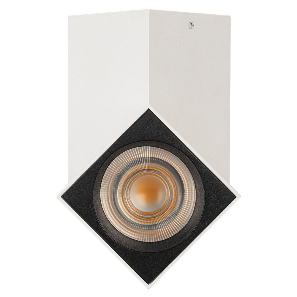 Светильник SP-TWIST-SURFACE-S60x60-12W Warm3000 (WH-BK, 30 deg) (Arlight, IP40 Металл, 3 года) 026467 - Viokon.com