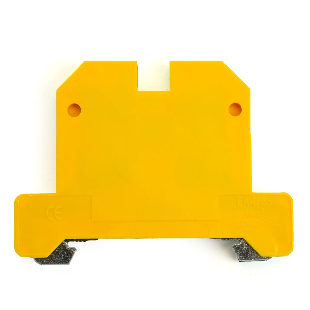 LD551-4-40 ЗНИ Зажим наборный изолированный (винтовой) 4,0 мм2 (JXB 4),  желтый,зеленый (49487) - Viokon.com