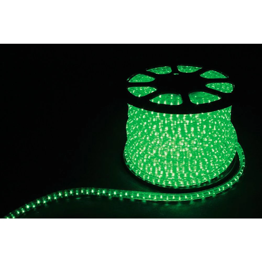 Дюралайт светодиодный Feron LED-R2W 2-х жильный , зеленый 1,44Вт/м 36LED/м 100м 220V (26063) - Viokon.com