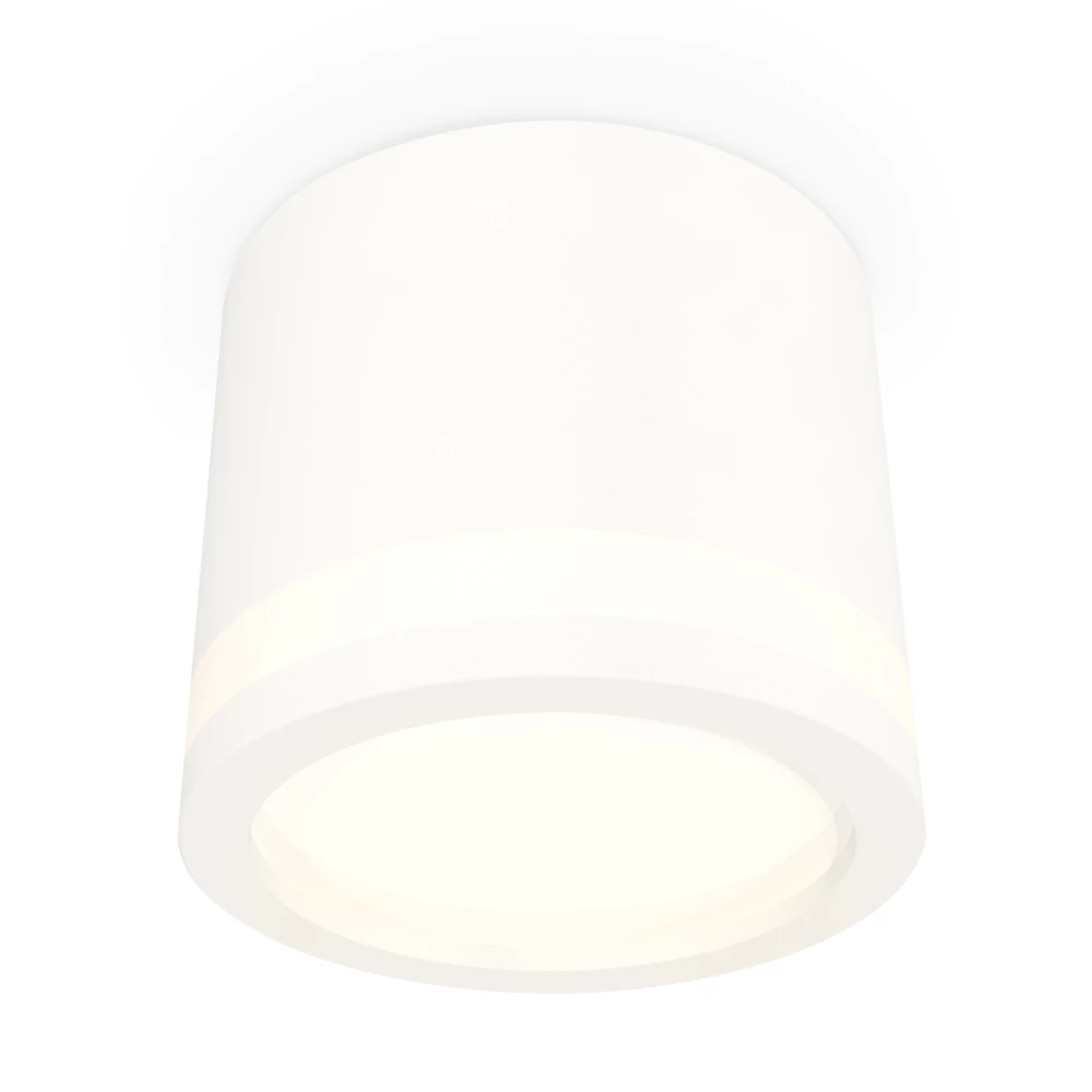 Комплект накладного светильника с акрилом XS8110003 SWH/FR белый песок/белый матовый GX53 (C8110, N8412) - Viokon.com