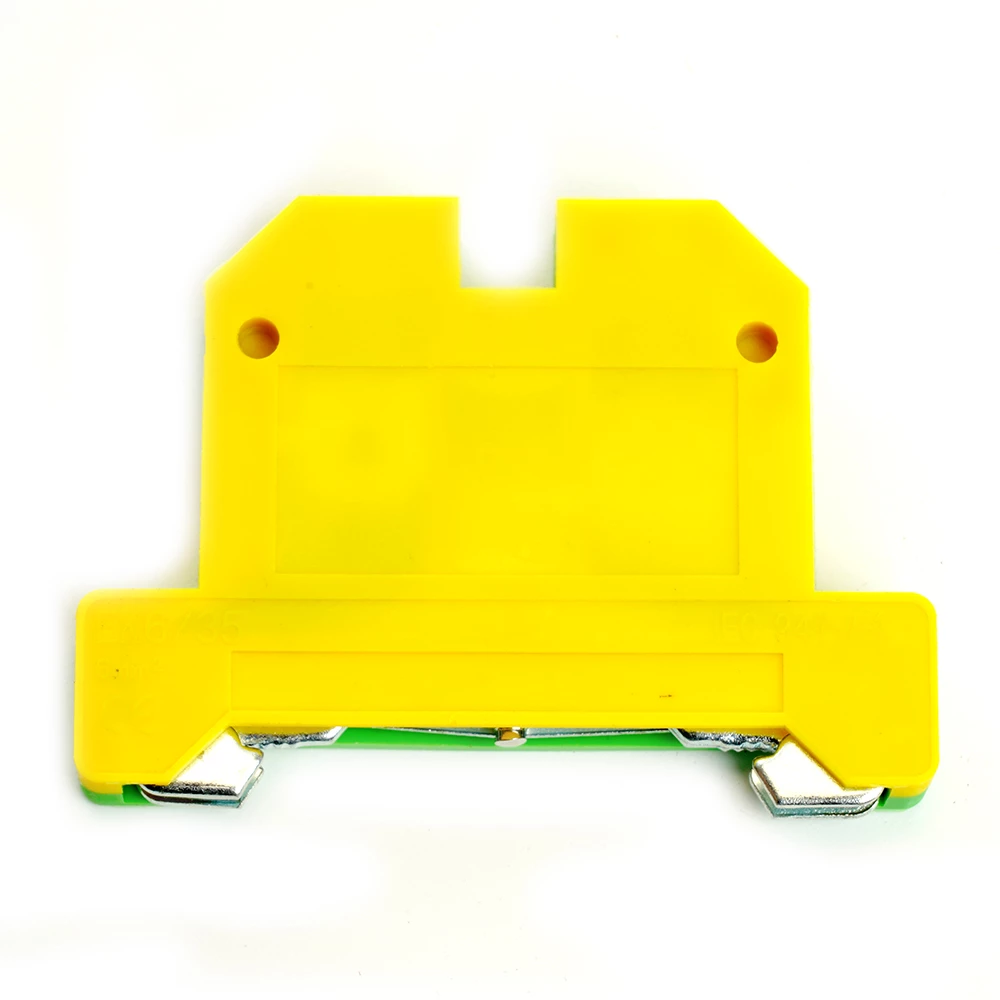 LD551-4-60 ЗНИ Зажим наборный изолированный (винтовой) 6,0 мм2 (JXB 6), желтый,зеленый (49488) - Viokon.com